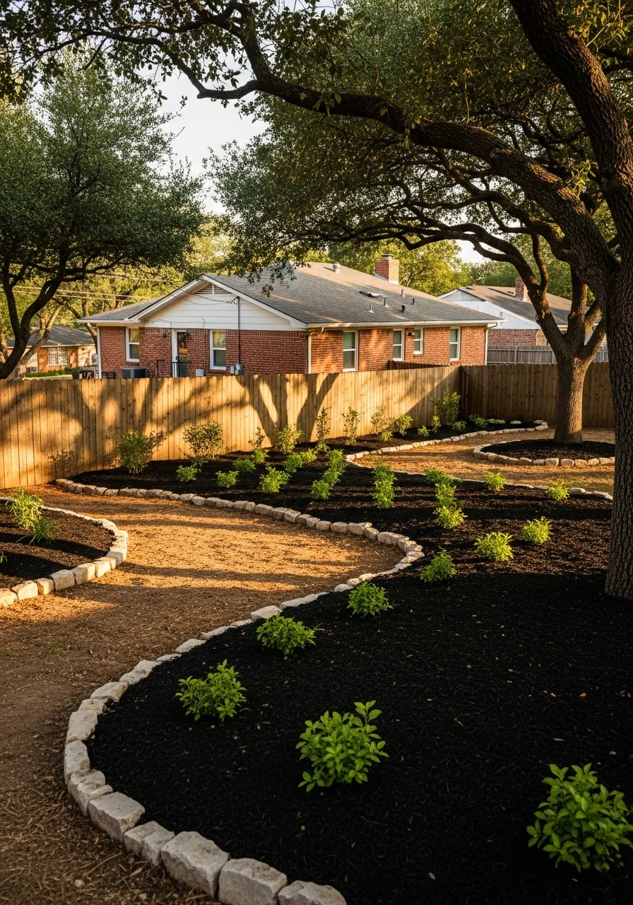 A completed project in a Denton County home, showcasing professional craftsmanship.